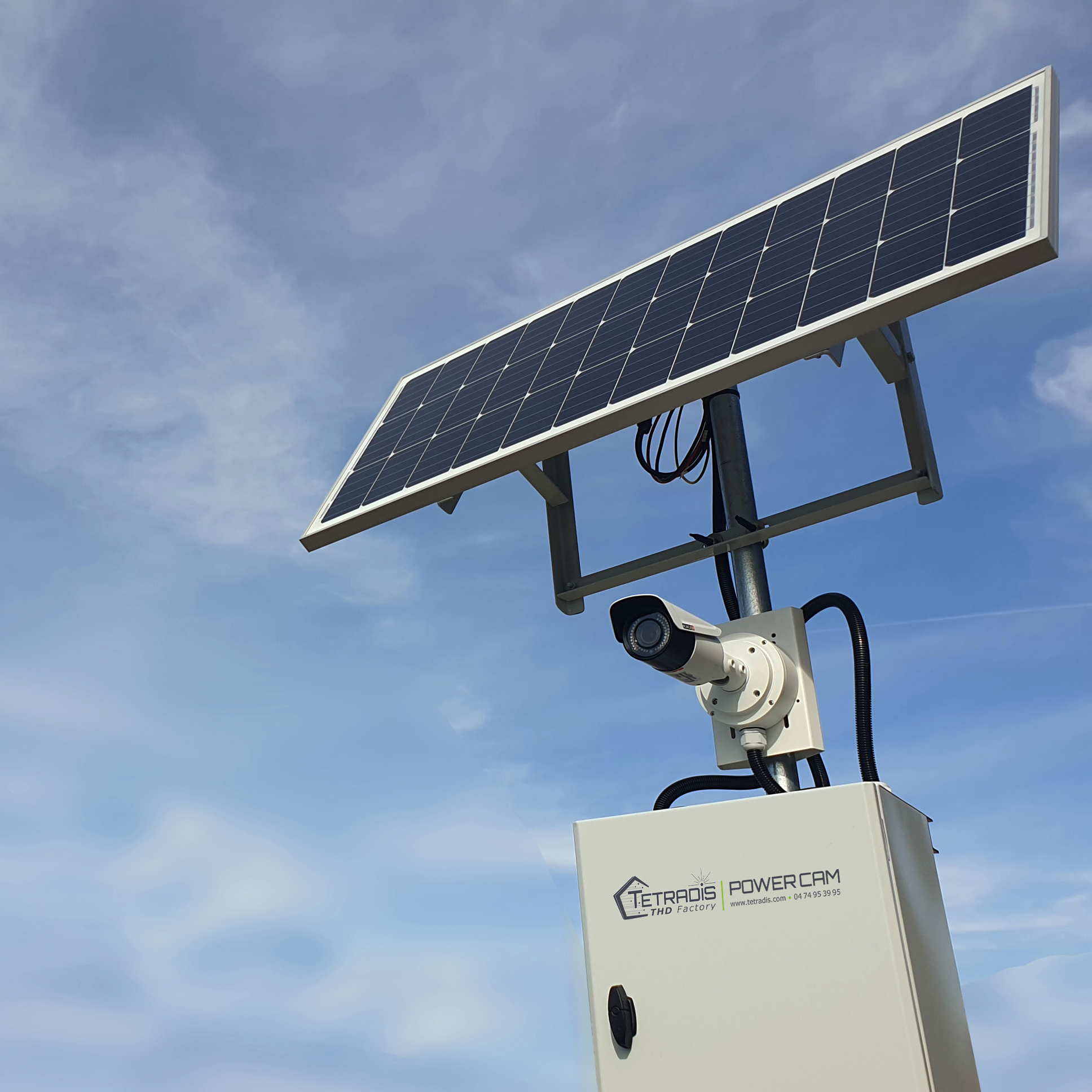 POWER CAM : Solution de vidéosurveillance solaire et autonome - TETRADIS  POWER Solutions